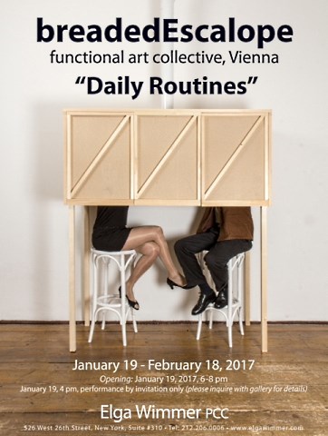 Daily Routines - breadedEscalope (functional art collective, Vienna)