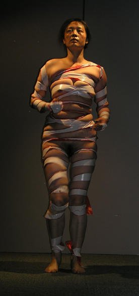 by: He Cheng Yao, Out of the Box - Exhibition 2007, installation view