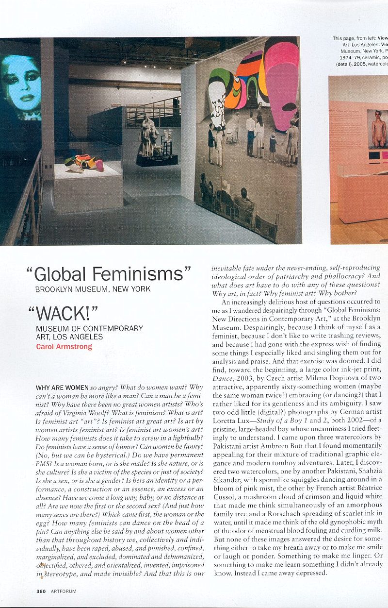 Art Forum - Global Feminisms